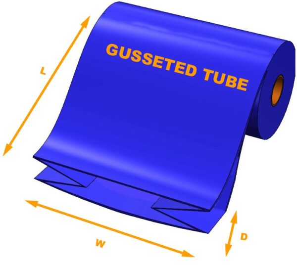 Gusseted tube site  